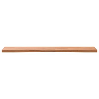 vidaXL Schreibtischplatte 110x(50-55)x2,5 cm Massivholz Buche