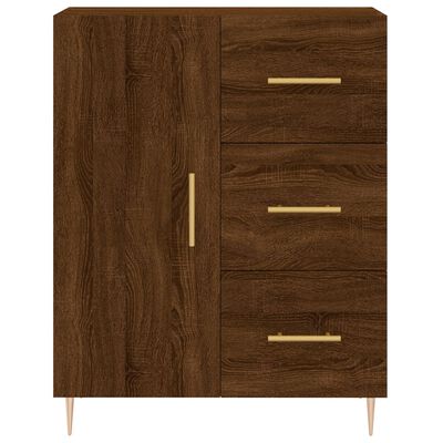 vidaXL Sideboard Braun Eichen-Optik 69,5x34x90 cm Holzwerkstoff