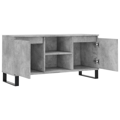 vidaXL TV-Schrank Betongrau 104x35x50 cm Holzwerkstoff