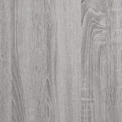 vidaXL Badschrank Grau Sonoma 30x30x100 cm Holzwerkstoff