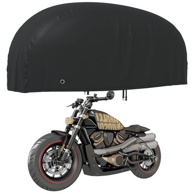 vidaXL Motorrad-Abdeckungen 2 Stk. 245x105x125 cm 210D Oxford-Gewebe