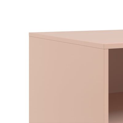 vidaXL TV-Schrank Rosa 67x39x44 cm Stahl