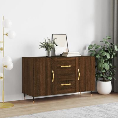 vidaXL Sideboard Braun Eichen-Optik 100x36x60 cm Holzwerkstoff