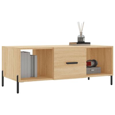 vidaXL Couchtisch Sonoma-Eiche 102x50x40 cm Holzwerkstoff