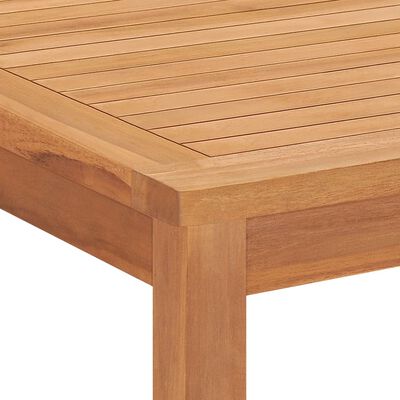 vidaXL 5-tlg. Garten-Essgruppe Teak Massivholz