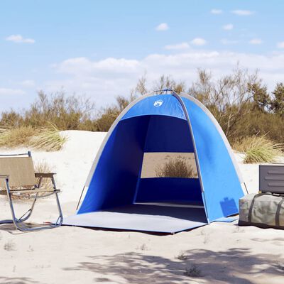 vidaXL Strandzelt 3 Personen Azurblau Wasserdicht