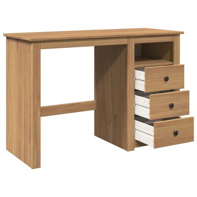 vidaXL Schreibtisch Panama 112x45x75 cm Massivholz Kiefer