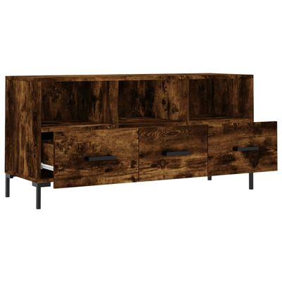 vidaXL TV-Schrank Räuchereiche 102x36x50 cm Holzwerkstoff