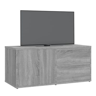 vidaXL TV-Schrank Grau Sonoma 80x34x36 cm Holzwerkstoff