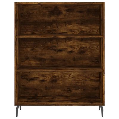 vidaXL Regalschrank Räuchereiche 69,5x32,5x90 cm Holzwerkstoff