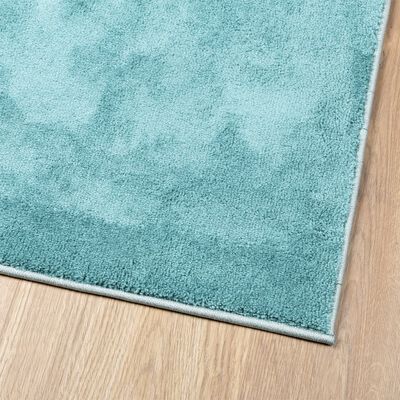 vidaXL Teppich OVIEDO Kurzflor Grün 120x120 cm