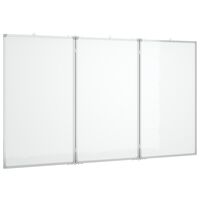vidaXL Magnetisches Whiteboard Klappbar 120x100x1,7 cm Aluminium