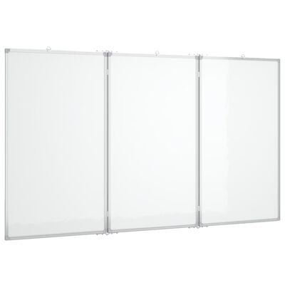 vidaXL Magnetisches Whiteboard Klappbar 120x100x1,7 cm Aluminium