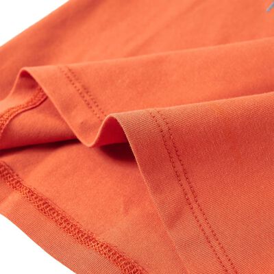 Kinder-Langarmshirt Dunkelorange 104