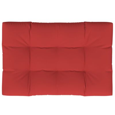 vidaXL Palettenkissen Rot 120x80x12 cm Stoff