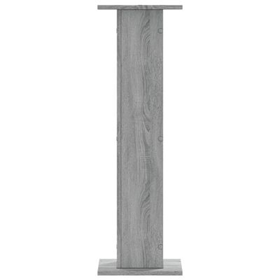 vidaXL Lautsprecherständer 2 Stk. Grau Sonoma 30x30x95cm Holzwerkstoff