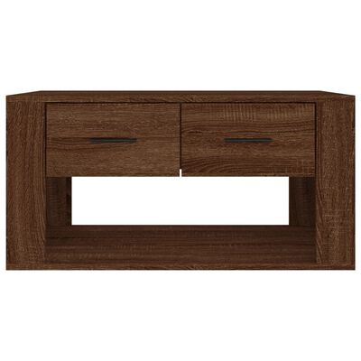 vidaXL Couchtisch Braun Eichen-Optik 80x50x40 cm Holzwerkstoff