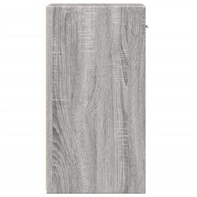 vidaXL Nachttische 2 Stk. Grau Sonoma 35x34x65 cm Holzwerkstoff