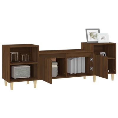 vidaXL TV-Schrank Braun Eichen-Optik 160x35x55 cm Holzwerkstoff