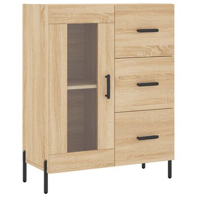 vidaXL Sideboard Sonoma-Eiche 69,5x34x90 cm Holzwerkstoff