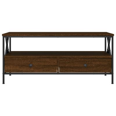 vidaXL Couchtisch Braun Eichen-Optik 100x51x45 cm Holzwerkstoff