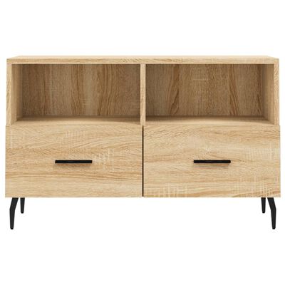 vidaXL TV-Schrank Sonoma-Eiche 80x36x50 cm Holzwerkstoff