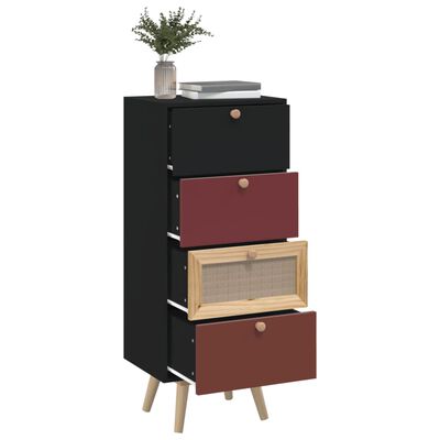 vidaXL Highboard mit Schubladen 40x30x95 cm Holzwerkstoff