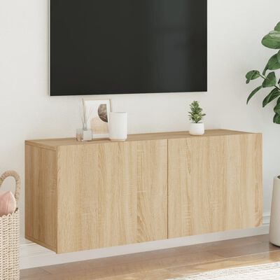 vidaXL TV-Wandschrank Sonoma-Eiche 100x30x41 cm