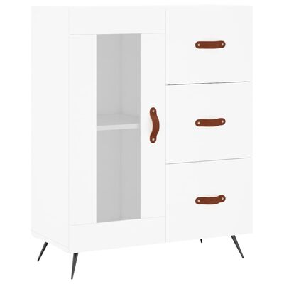 vidaXL Highboard Weiß 69,5x34x180 cm Holzwerkstoff