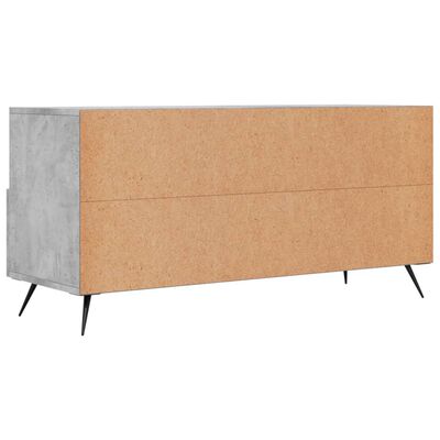 vidaXL TV-Schrank Betongrau 102x36x50 cm Holzwerkstoff