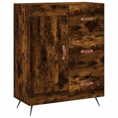 vidaXL Sideboard Räuchereiche 69,5x34x90 cm Holzwerkstoff