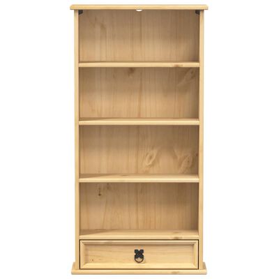 vidaXL CD-Schrank Corona 52x17,5x103 cm Massivholz Kiefer