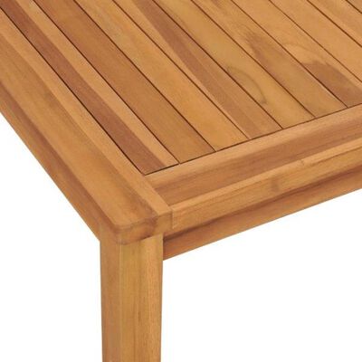 vidaXL 3-tlg. Garten-Essgruppe Massivholz Teak