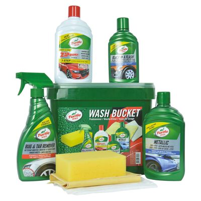 Turtle Wax 7-tlg. Auto-Polierset mit Eimer