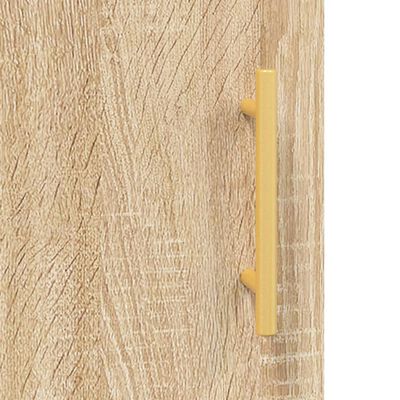 vidaXL Highboard Sonoma-Eiche 69,5x31x115 cm Holzwerkstoff