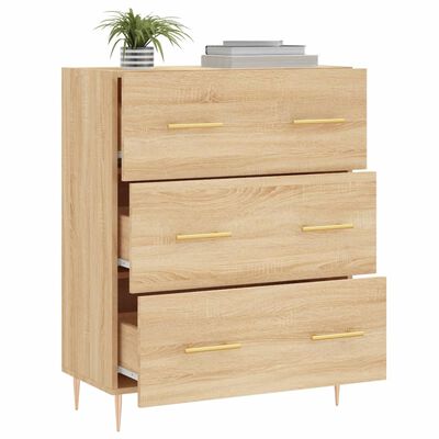 vidaXL Sideboard Sonoma-Eiche 69,5x34x90 cm Holzwerkstoff