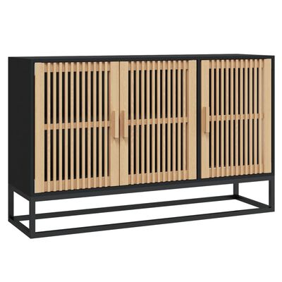 vidaXL Sideboard Schwarz 105x30x65 cm Holzwerkstoff