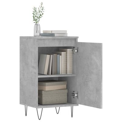 vidaXL Sideboards 2 Stk. Betongrau 40x35x70 cm Holzwerkstoff