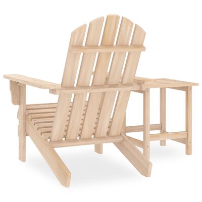 vidaXL Adirondack-Gartenstuhl mit Tisch Massivholz Tanne