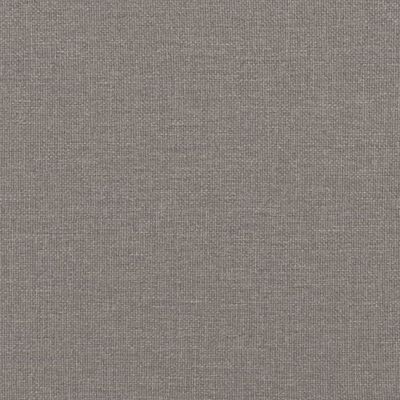 vidaXL Tagesbett mit Matratze Taupe 90x200 cm Stoff