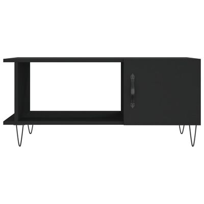 vidaXL Couchtisch Schwarz 90x50x40 cm Holzwerkstoff