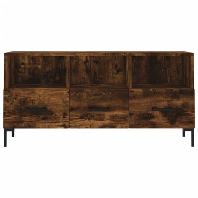 vidaXL TV-Schrank Räuchereiche 102x36x50 cm Holzwerkstoff