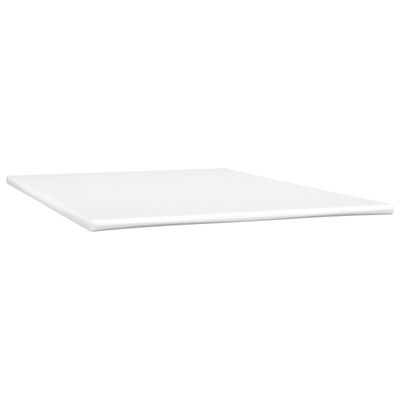 vidaXL Boxspringbett Matratze Cappuccino-Braun 140x190cm Kunstleder