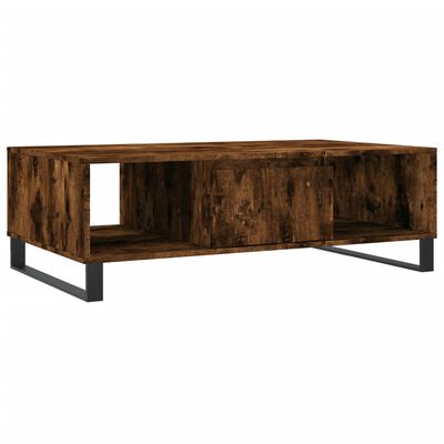 vidaXL Couchtisch Räuchereiche 104x60x35 cm Holzwerkstoff