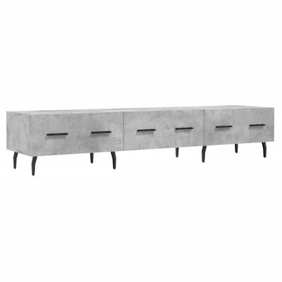 vidaXL TV-Schrank Betongrau 150x36x30 cm Holzwerkstoff