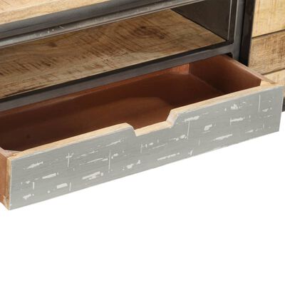 vidaXL TV-Schrank 120 x 30 x 40 cm Massivholz Mango