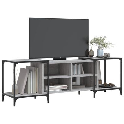 vidaXL TV-Schrank Grau Sonoma 153x37x50 cm Holzwerkstoff