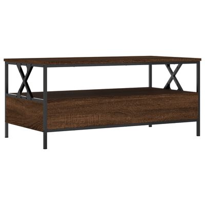 vidaXL Couchtisch Braun Eichen-Optik 100x51x45 cm Holzwerkstoff