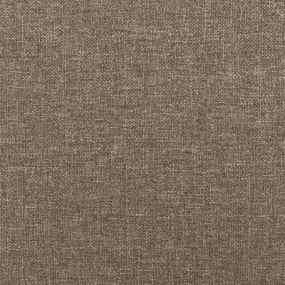 vidaXL Kopfteil mit Ohren Taupe 103x16x118/128 cm Stoff