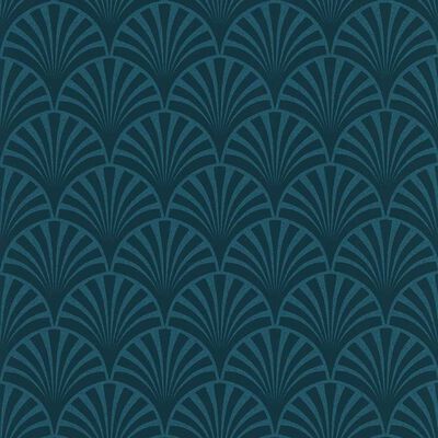 Noordwand Tapete couleurs & matières 20's Pattern Artdeco Blau